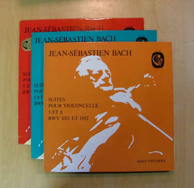 Andre Navarra - Bach's Instrumental Works - Discography